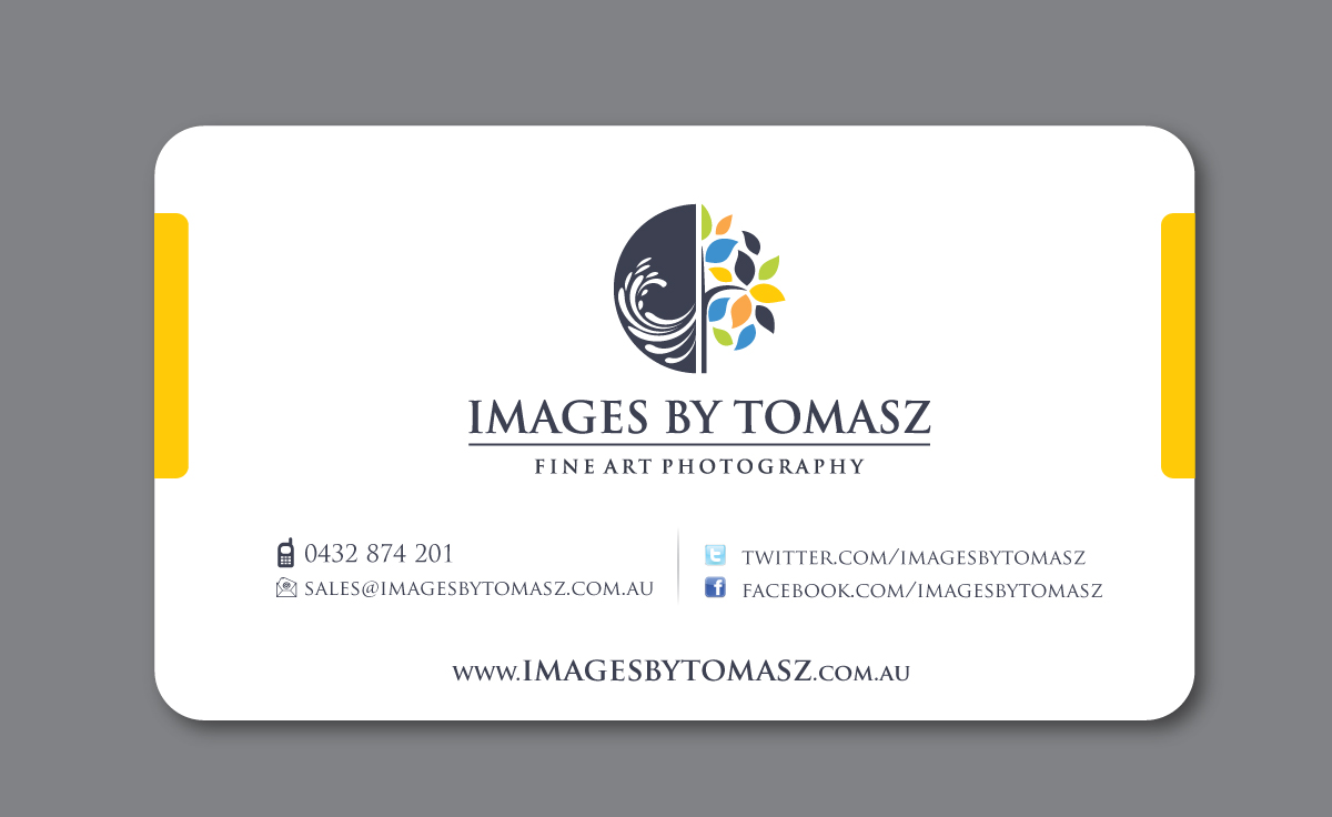 Business Card Design by Sbss for Images By Tomasz | Design #1105060