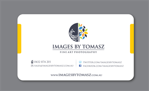 Business Card Design by Sbss for Images By Tomasz | Design: #1105060