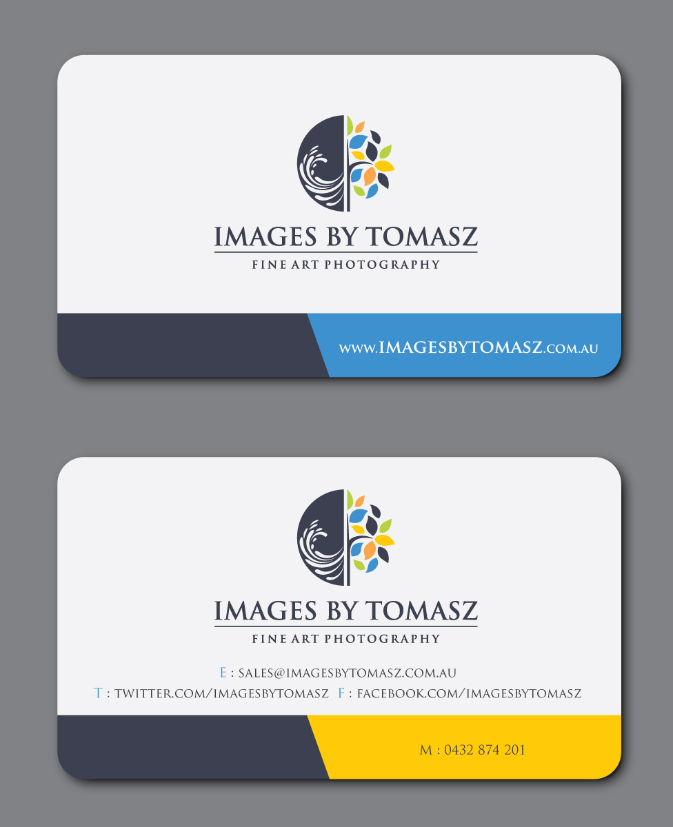 Business Card Design by Sbss for Images By Tomasz | Design #1105064