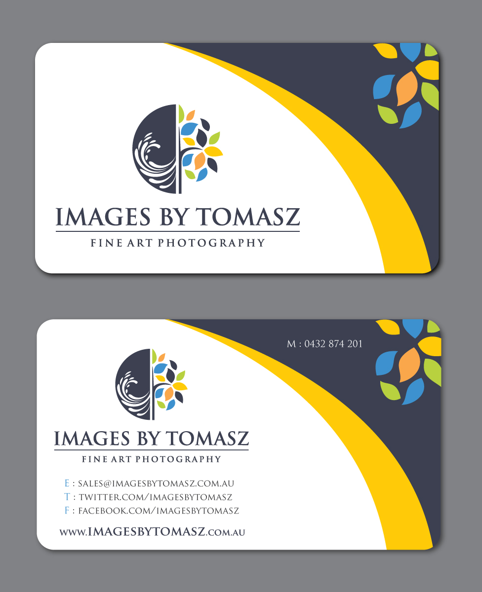 Business Card Design by Sbss for Images By Tomasz | Design #1105067