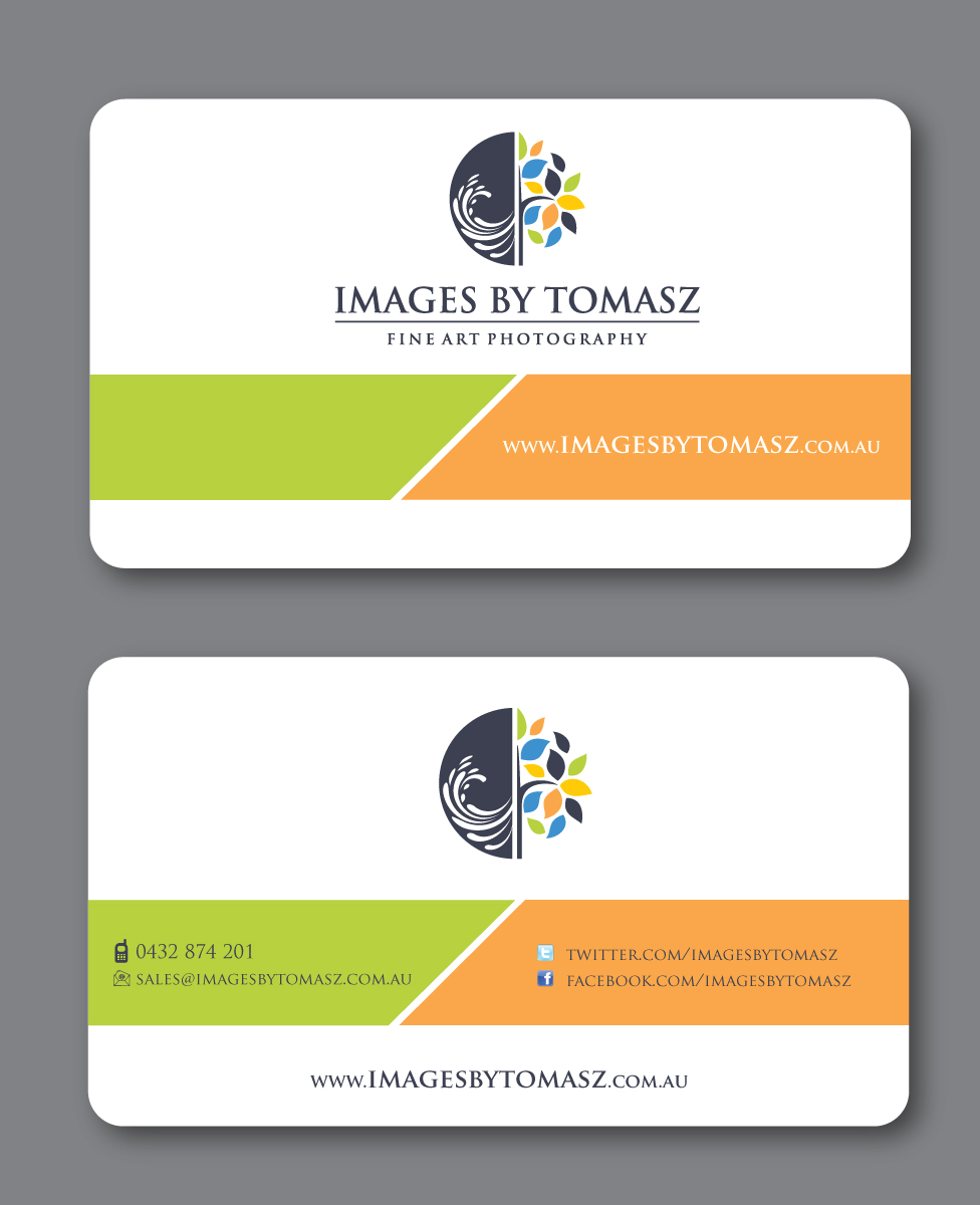 Business Card Design by Sbss for Images By Tomasz | Design #1105075