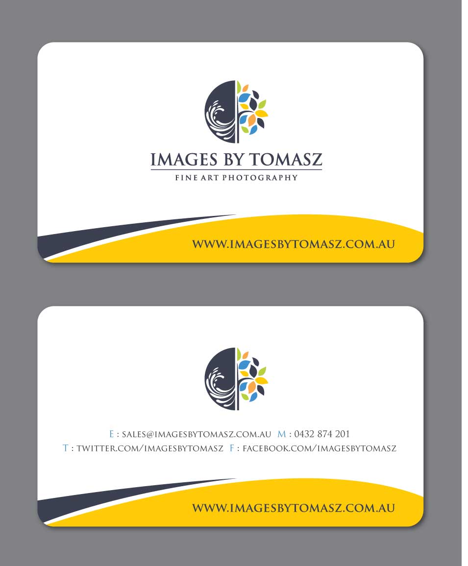 Business Card Design by Sbss for Images By Tomasz | Design #1105080