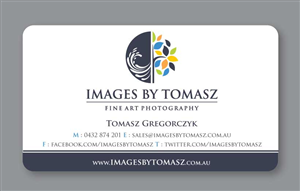 Diseño de Tarjeta de Presentación por Sbss para Images By Tomasz | Diseño: #1105518