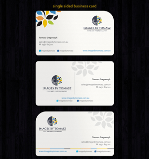 Business Card Design by Web Skippers for Images By Tomasz | Design: #1108315