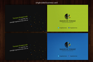 Business Card Design by Web Skippers for Images By Tomasz | Design: #1111053