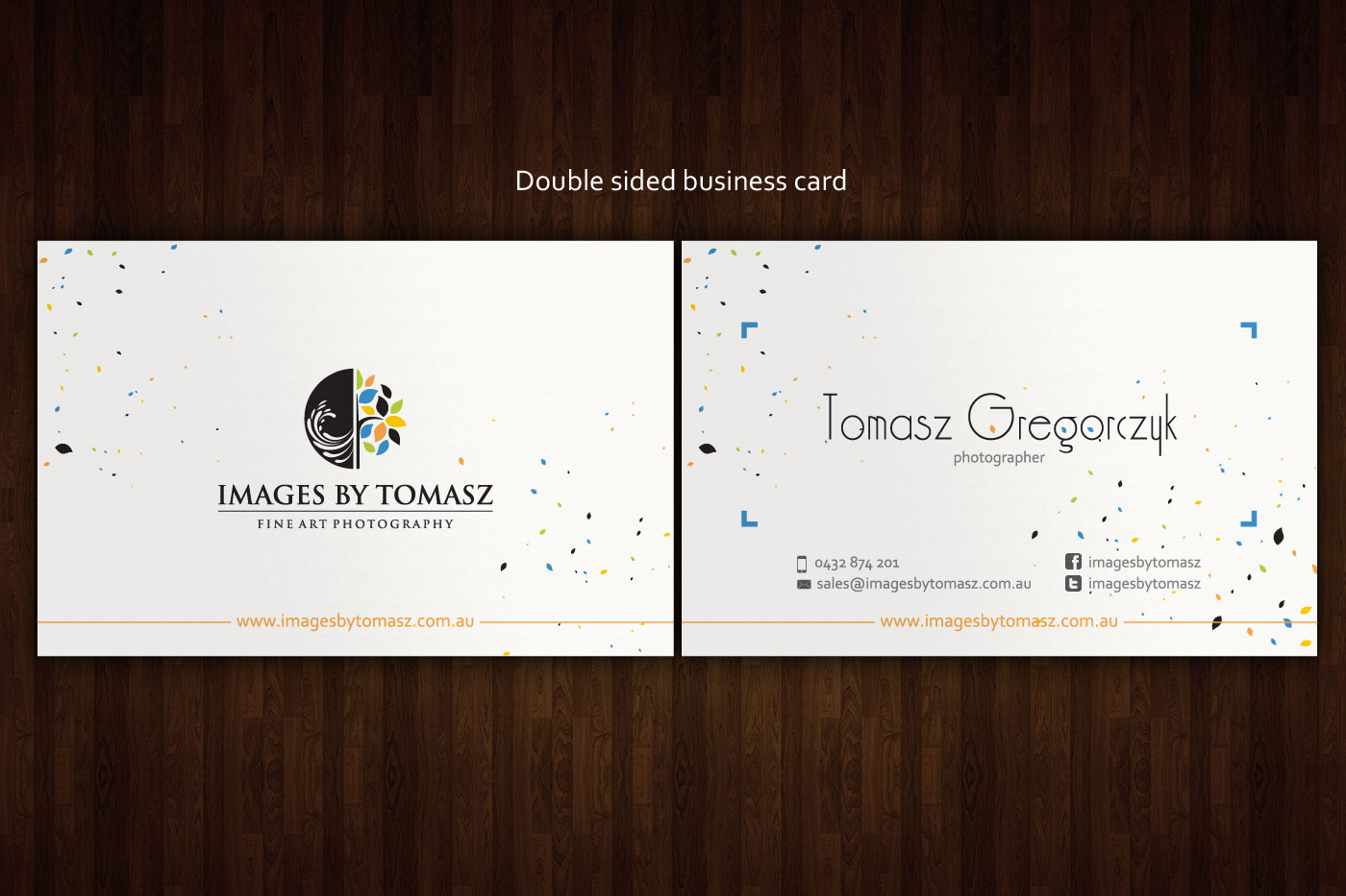 Business Card Design by Web Skippers for Images By Tomasz | Design #1111118