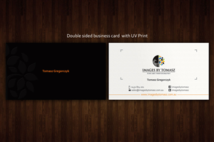 Business Card Design by Web Skippers for Images By Tomasz | Design: #1112918