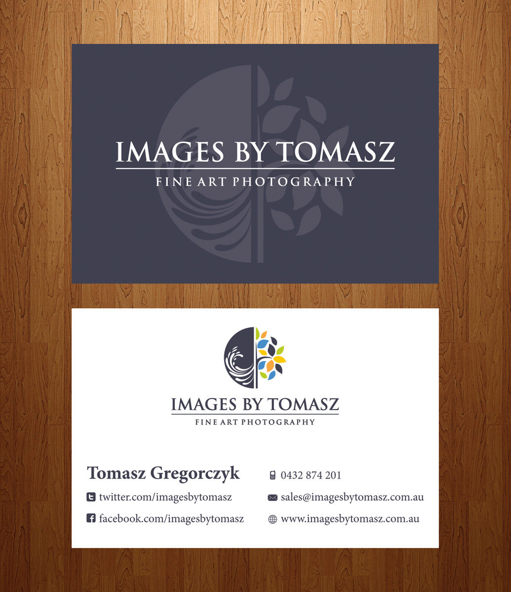 Diseño de Tarjeta de Presentación por MPStudio para Images By Tomasz | Diseño #1123160