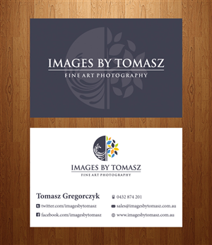 Diseño de Tarjeta de Presentación por MPStudio para Images By Tomasz | Diseño: #1123160