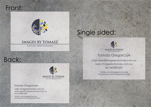 Business Card Design by EnMa for Images By Tomasz | Design: #1151015