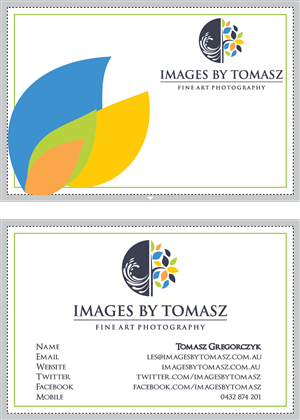 Diseño de Tarjeta de Presentación por Alexandra Ribet para Images By Tomasz | Diseño: #1105622