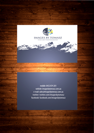 Business Card Design by magicpot for Images By Tomasz | Design #1120568