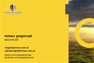 Business Card Design by Cristian Tomescu for Images By Tomasz | Design: #1126565