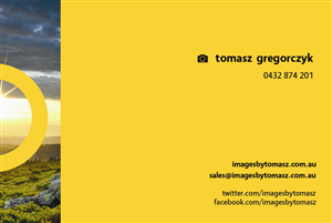 Business Card Design by Cristian Tomescu for Images By Tomasz | Design: #1126569