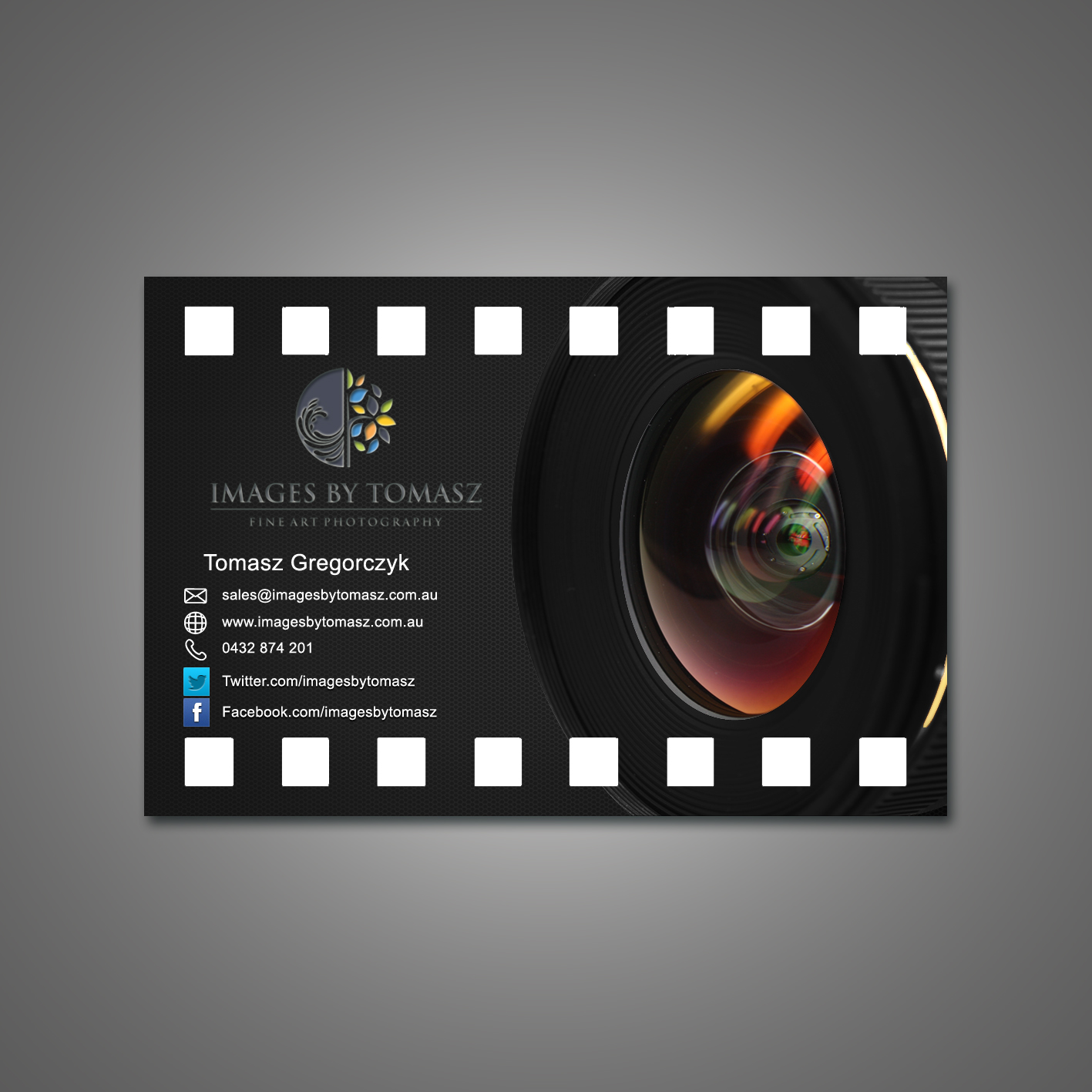 Diseño de Tarjeta de Presentación por Gerhard para Images By Tomasz | Diseño #1119981