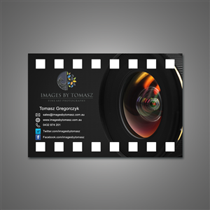 Business Card Design by Gerhard for Images By Tomasz | Design: #1119981
