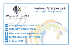 Business Card Design by Inck Drope for Images By Tomasz | Design #1115851
