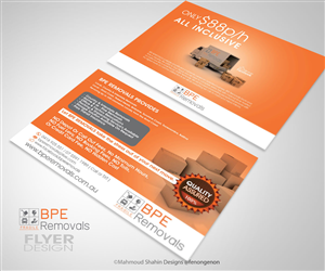 Flyer Design by Mahmoud Shahin for BPE Removals | Design: #4033636