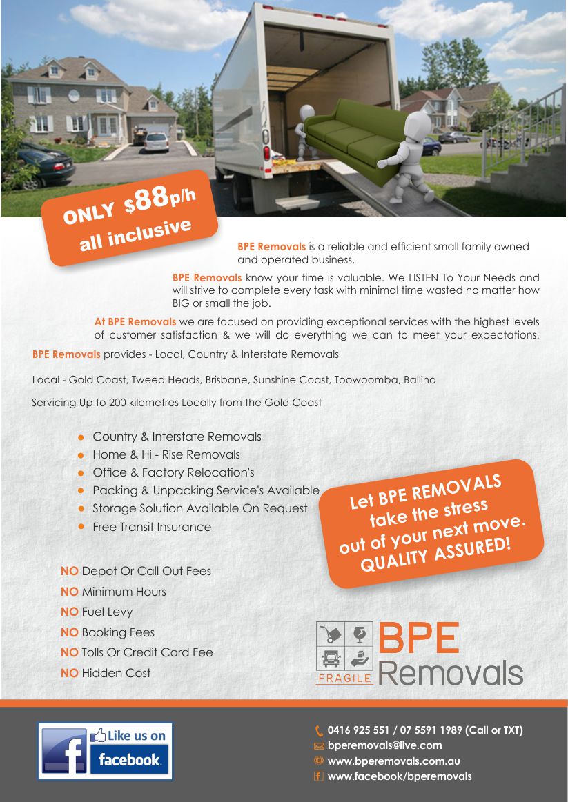 Flyer Design by IneseRo for BPE Removals | Design #4027203