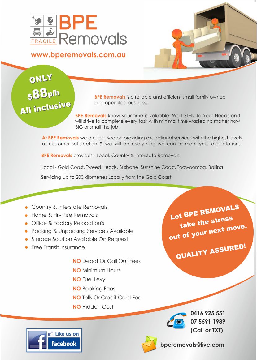 Flyer Design by IneseRo for BPE Removals | Design #4027272