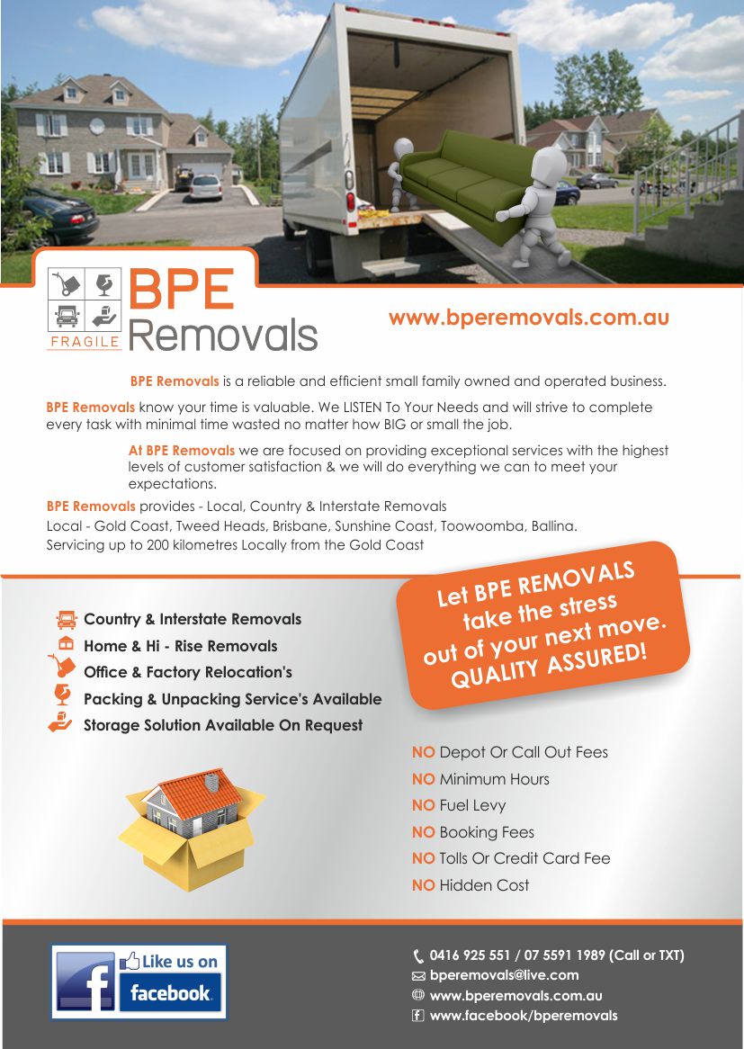 Flyer Design by IneseRo for BPE Removals | Design #4033546