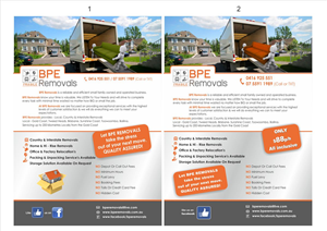 Flyer Design by IneseRo for BPE Removals | Design: #4039821