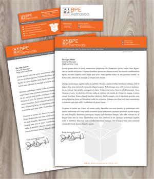 Diseño de Membrete por Nelsur para BPE Removals | Diseño: #4026817