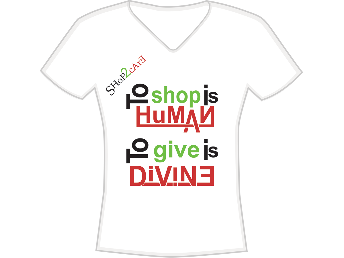 T-shirt Design by Chibi for Shop2Care | Design #4100817