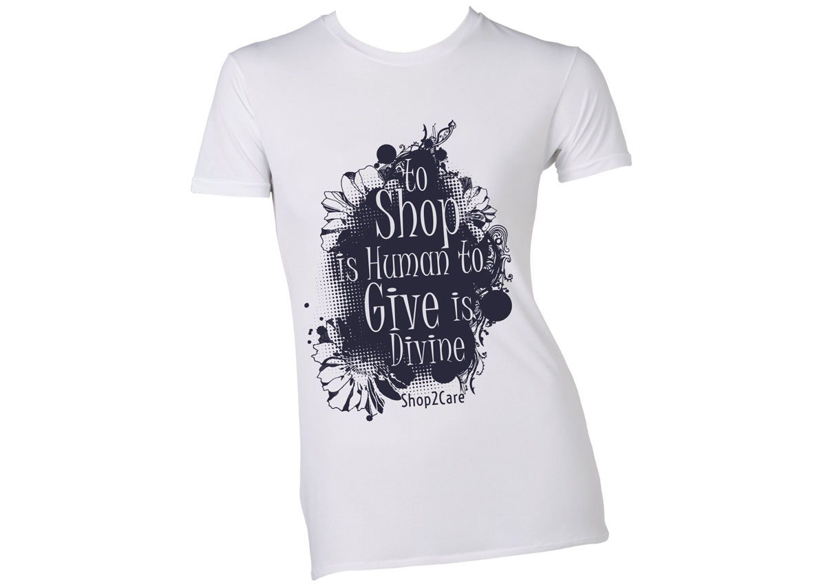 T-shirt Design by MB design for Shop2Care | Design #4081020