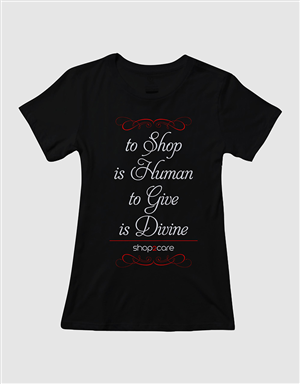 T-shirt Design by 777SKY for Shop2Care | Design: #4118295