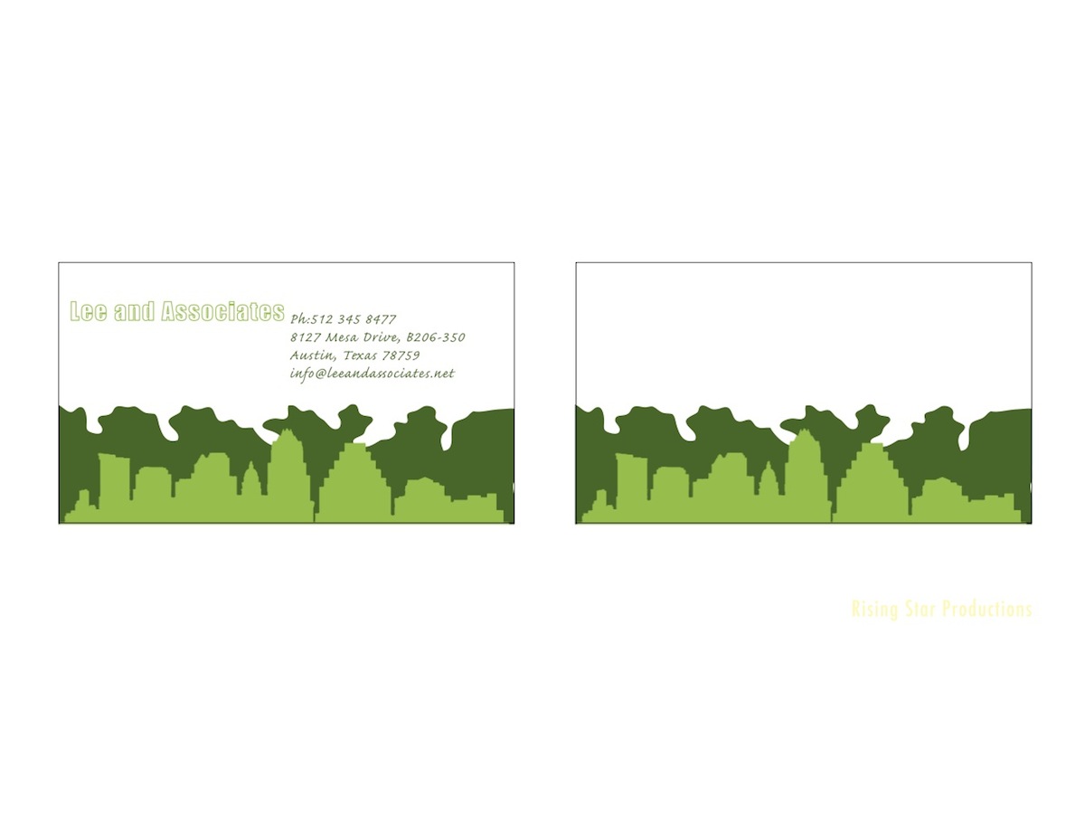 Business Card Design by Rising Star Productions for this project | Design #1123968