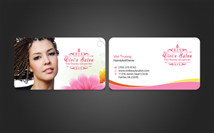 Vivi's Salon (Business Cards) Needed | Business Card Design by Harshan
