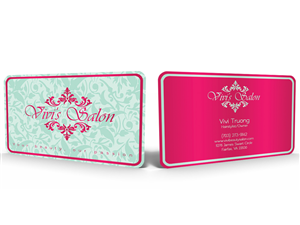 Vivi's Salon (Business Cards) Needed | Business Card Design by Hardcore Design