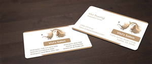 Vivi's Salon (Business Cards) Needed | Business Card Design by Pointless Pixels India