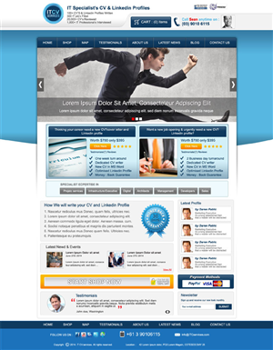 Diseño Wordpress por DesignXyz para ITCV Services | Diseño: #4133786