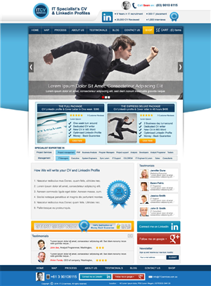 Diseño Wordpress por DesignXyz para ITCV Services | Diseño: #4278652