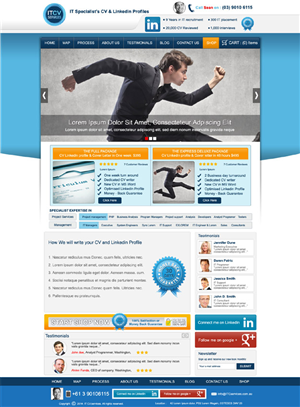Diseño Wordpress por DesignXyz para ITCV Services | Diseño: #4287306