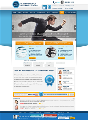 Diseño Wordpress por DesignXyz para ITCV Services | Diseño: #4538588
