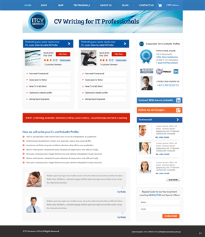 Diseño Wordpress por pb para ITCV Services | Diseño: #4039114