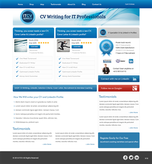 Wordpress Design by pb for ITCV Services | Design #4039145