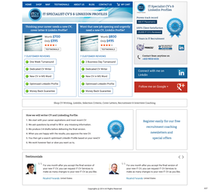 Diseño Wordpress por pb para ITCV Services | Diseño: #4039148