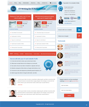 Diseño Wordpress por pb para ITCV Services | Diseño: #4039160