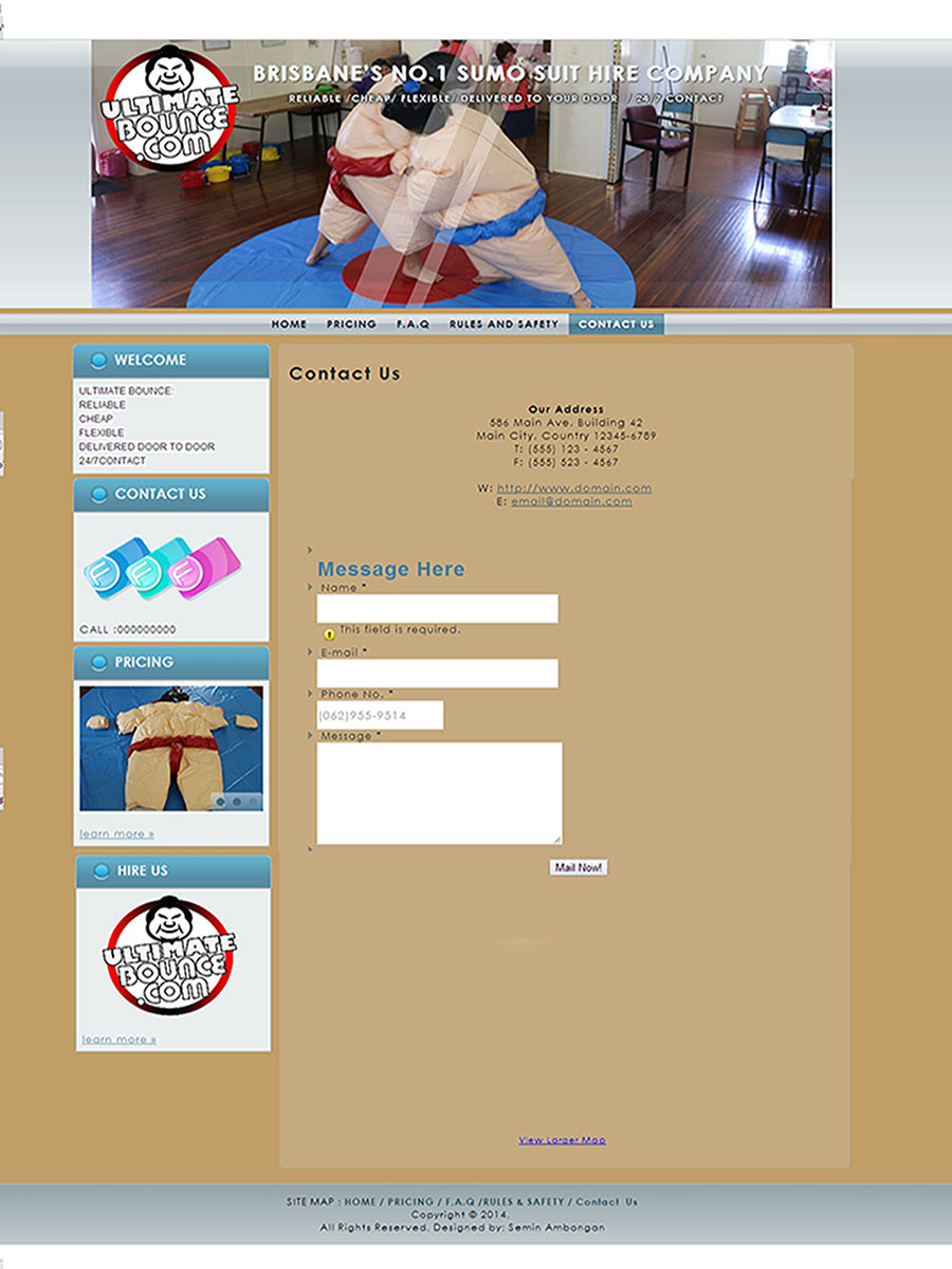 Web-Design von jaylaiadvertising für ultimate bounce | Design #4044782