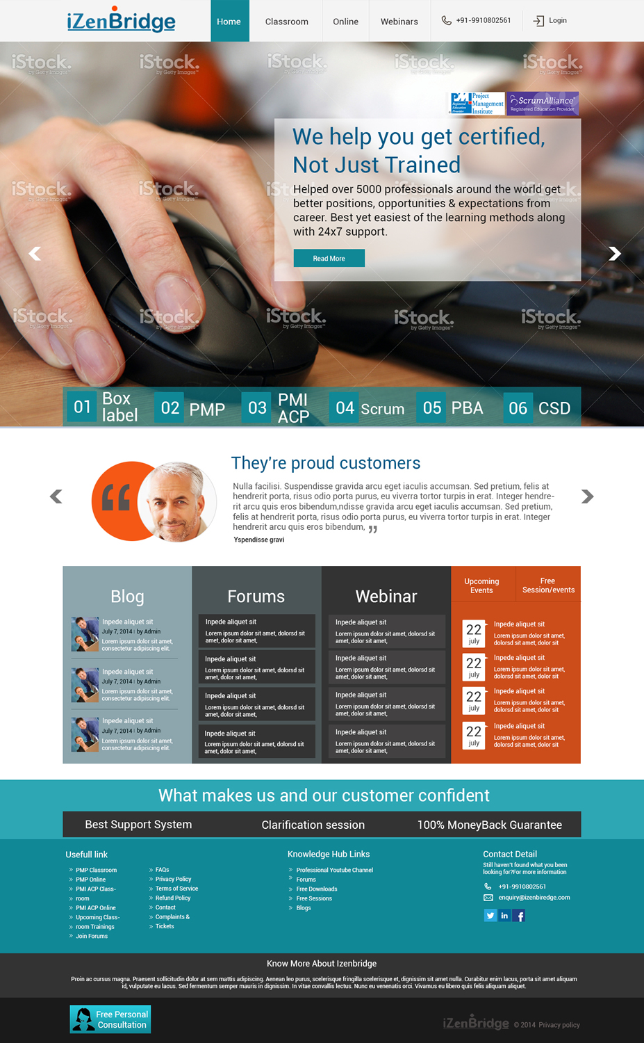 Web Design by TechWise for iZenBridge Consultancy Private Limited | Design #4047247