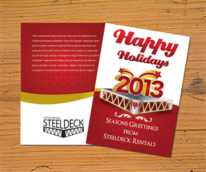 Seasons Greetings from Steeldeck Rentals.  | Design de Carte par JBDesign