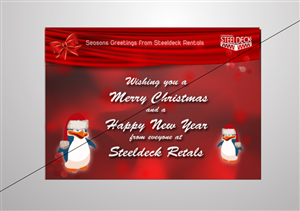 Seasons Greetings from Steeldeck Rentals.  | Design de Carte par Tildinaz