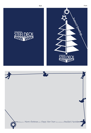 Seasons Greetings from Steeldeck Rentals.  | Design de Carte par chuan