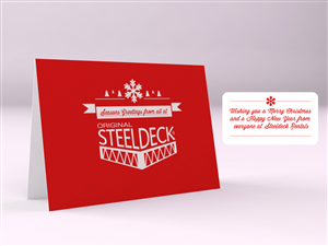 Seasons Greetings from Steeldeck Rentals.  | Design de Carte par tapstudio
