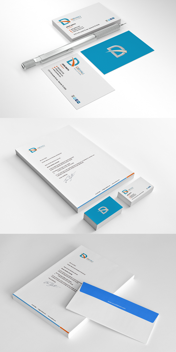 Stationery Design by Sarah Mathews for Dehali Solutions | Design #4093316