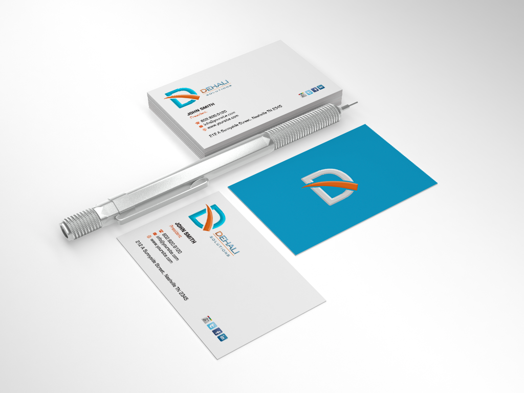 Stationery Design by Sarah Mathews for Dehali Solutions | Design #4151473